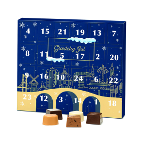Julekalender med dessertchokolade